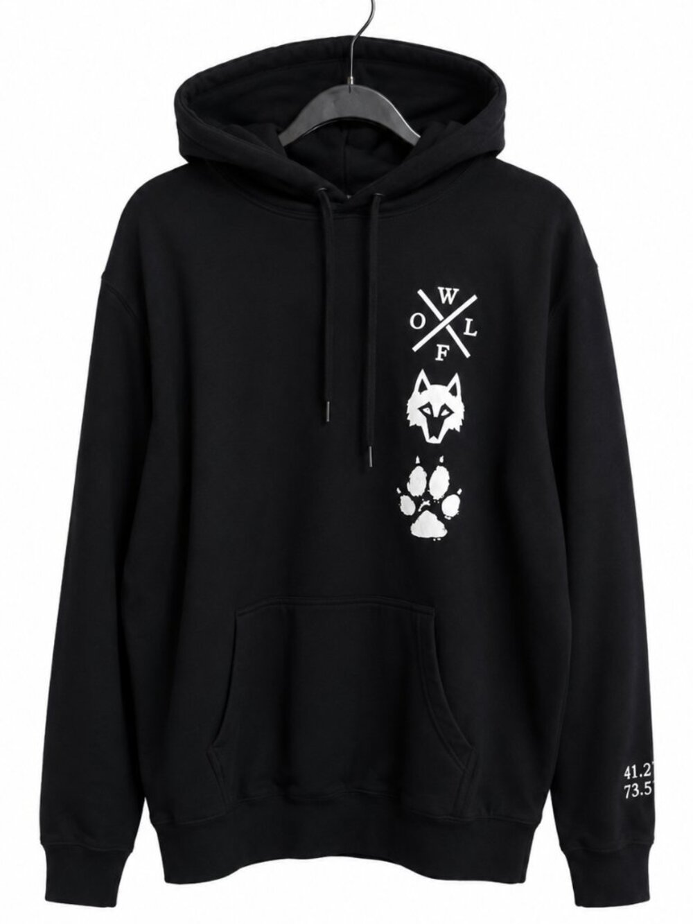 Greyson Black Wolf Hoodie
